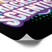 Badminton I Racket Scientist I Badminton Racket Sh ポスター (角)