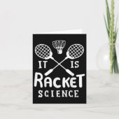 Badminton It Is Racket Science  カード (正面)