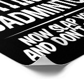 Badminton Men And Women Birdie Player Kids  ポスター (角)