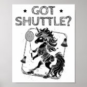 Badminton Mode On Shuttle Racket  ポスター (正面)