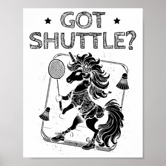 Badminton Mode On Shuttle Racket  ポスター (正面)