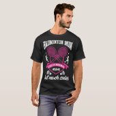 Badminton Mom Shuttlecock Badminton Player Ball Sp Tシャツ (正面フル)