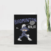 Badminton Ninja Kids Shuttle Boy Badminton  カード (正面)