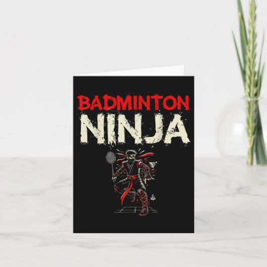 Badminton Ninja Shuttle  カード (正面)