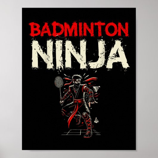 Badminton Ninja Shuttle  ポスター (正面)