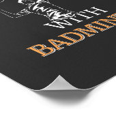 Badminton Player ポスター (角)