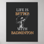 Badminton Player ポスター (正面)