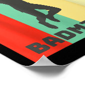 Badminton Player Badminton Lover  ポスター (角)