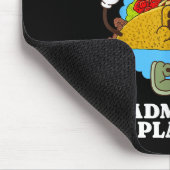 Badminton Player Funny Taco Appreciation Quote  マウスパッド (コーナー)