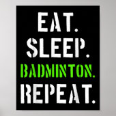Badminton Player Gift  ポスター (正面)