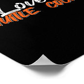 Badminton Player Love Game I Love Shuttle S  ポスター (角)