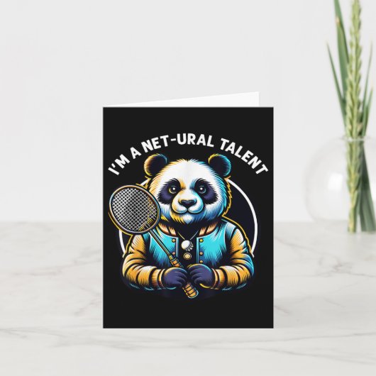 Badminton Player Pun Shuttle Netural Talent Badmin カード (正面)