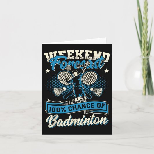 Badminton Player Shuttle 100% Chance Of Badminton カード (正面)