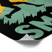 Badminton Player Shuttle I Came To Smash  ポスター (角)