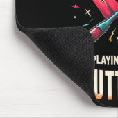 Badminton Player Shuttle Racket Badmintoner  マウスパッド (コーナー)