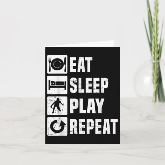 Badminton Player Shuttle Womens Badminton  カード (正面)