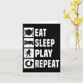 Badminton Player Shuttle Womens Badminton  カード (黄色い花)