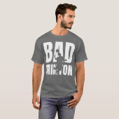 Badminton Player Smash Lover Love Sports Sport ret Tシャツ (正面フル)