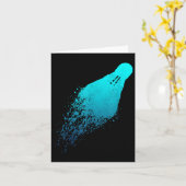 Badminton Player Vintage Badminton  カード (黄色い花)