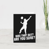Badminton Player You Sure Shuttle Player Badminton カード (正面)