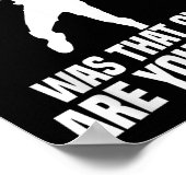 Badminton Player You Sure Shuttle Player Badminton ポスター (角)