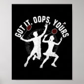 Badminton Racket Got It Shuttle Player Badminton P ポスター (正面)