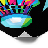 Badminton Shuttle Badminton  ポスター (角)