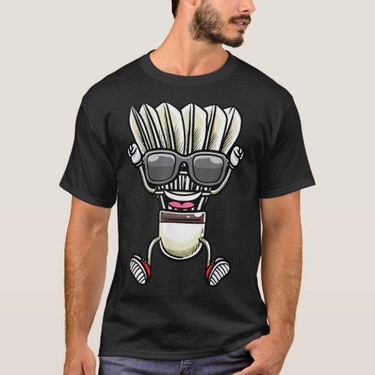 Badminton Shuttle Dancing Tシャツ (正面)