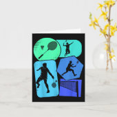 Badminton Shuttle Kids Boys Youth Men  カード (黄色い花)