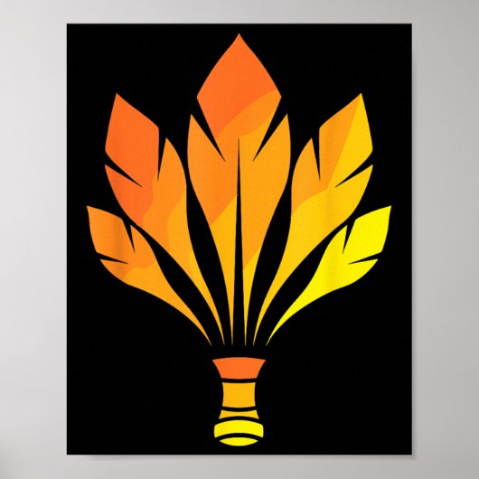 Badminton Shuttle Player Featherball  ポスター (正面)