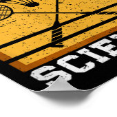Badminton Shuttle Racket Badminton Player  ポスター (角)