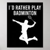 Badminton Shuttle Sayings  ポスター (正面)