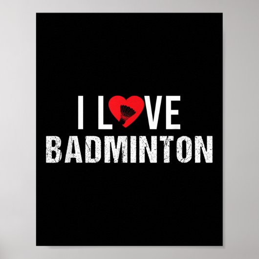 Badminton Shuttle Sayings  ポスター (正面)