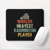 Badminton Shuttle Sayings  マウスパッド (マウス)