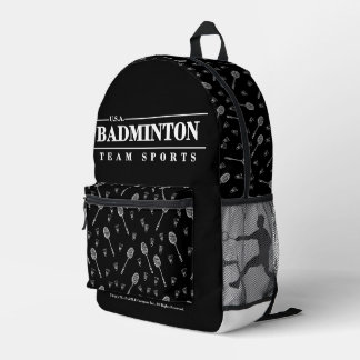 BADMINTON Sport Backpack  プリントバックパック