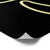 Badminton Stick Man – Shuttle Gift Idea  ポスター (角)