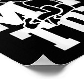 Badminton Team Shuttle Player Coach  ポスター (角)