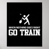 Badminton - When Nothing Goes Right - Go Train  ポスター (正面)