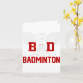Badminton Without My Bad It Is Minton  カード (黄色い花)