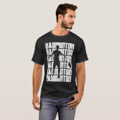 Badmintonist Racket Sports Professional Badminton Tシャツ (正面フル)