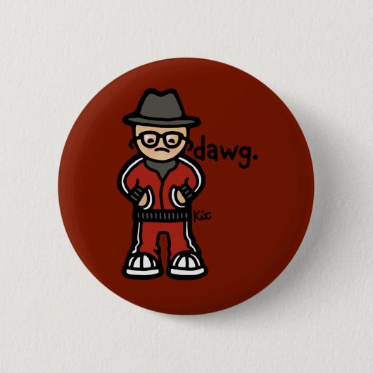 badness.のバッジ 缶バッジ (正面)