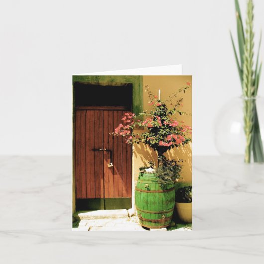 BadolatoのブーゲンビリアのブランクNotecard カード (正面)