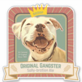 BADRAPのクイーンマシンビニールシール シール (正面)