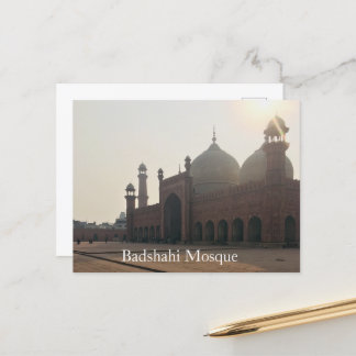 Badshahi Mosque Lahore Pakistan Postcard ポストカード