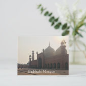 Badshahi Mosque Lahore Pakistan Postcard ポストカード (スタンド正面)