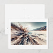 Badwater Basin in Death Valley, ポストカード (正面/裏面)