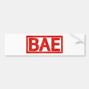 Baeのスタンプ バンパーステッカー