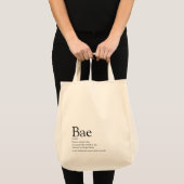 Baeの意味 彼女 妻 トートバッグ (正面(商品))