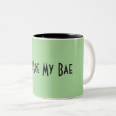 Baeの私のマグです ツートーンマグカップ (正面右)
