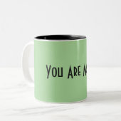 Baeの私のマグです ツートーンマグカップ (正面左)